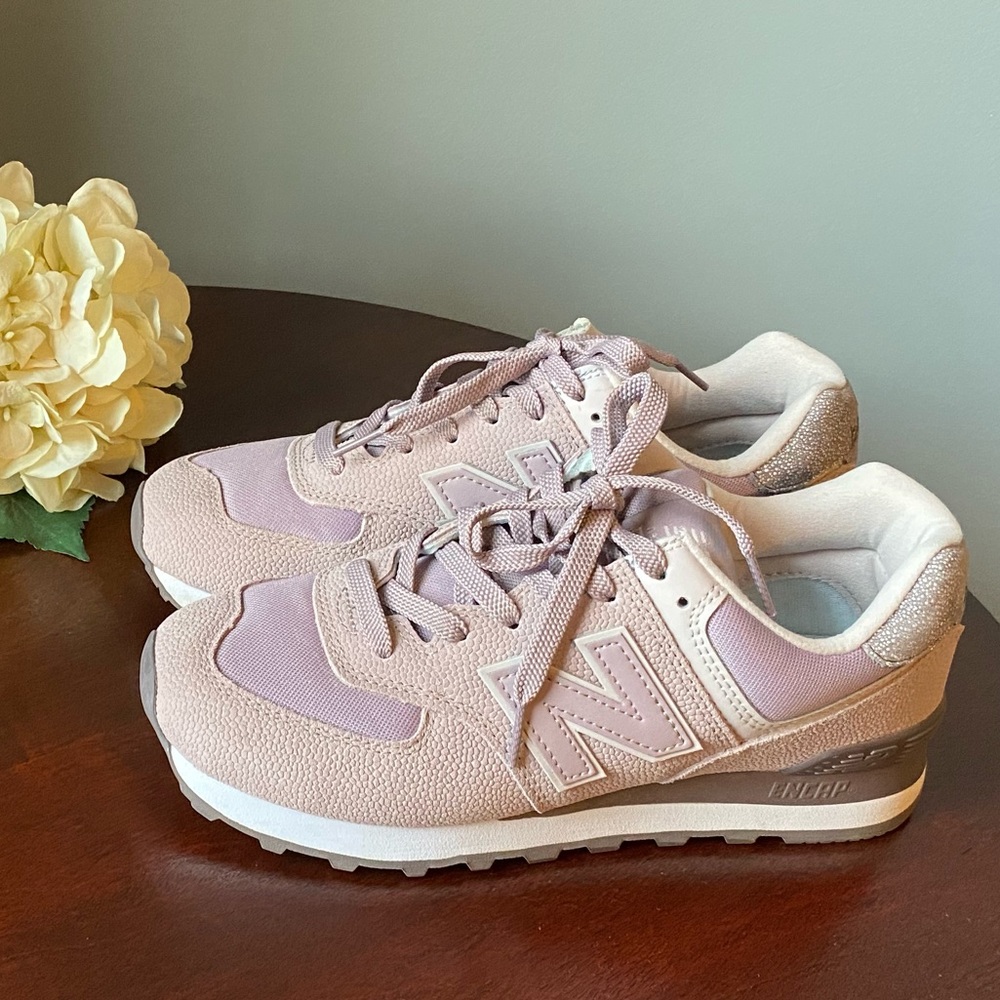 New Balance 574’s Light Purple, Worn Once